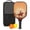 Black-1, variant on Pickleball Paddles Set Of 1, Fiberglass Surface, West & Cowboy Print, 1 Paddle, 2 Balls & Bag