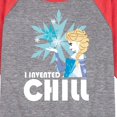 thumbnail image 3 of Frozen 2 - The Cold Never Bothered Me Anyway - Toddler And Youth Raglan Graphic T-Shirt, 3 of 6