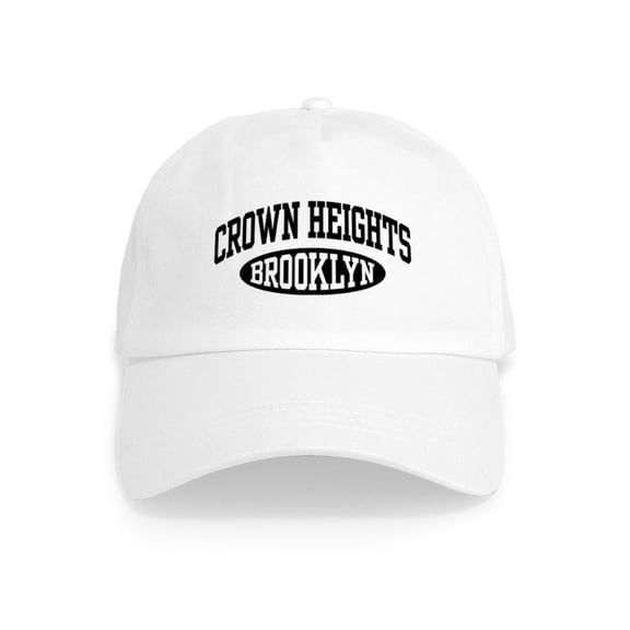 CafePress - Crown Heights Brooklyn Cap - Adjustable 100% Brushed Unisex Casual Cotton Baseball Cap, Beige, 1
