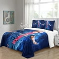 thumbnail image 4 of Houkig Kylian Mbappe Crib Set, Sports Mattress Protector, 3d Football Superstar Design, Microfibre, 3 Piece Set With Zip And 2 Pillowcases, ., 4 of 5