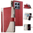 thumbnail image 2 of Funda cartera GANGXUN para Xiaomi 14T Pro 5G , cuero PU con tarjetero, cremallera, correa de mano, soporte y protección 509°, 2 of 6