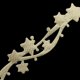 thumbnail image 3 of 10 metros de cinta de estrella de oro / plata bordado adornos de encaje manualidades decoración de Navidad Macarena adornos, 3 of 8