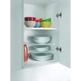 thumbnail image 2 of Corner cabinet insert, 2 levels, 23 x 23 x 20 cm, white, 2 of 3