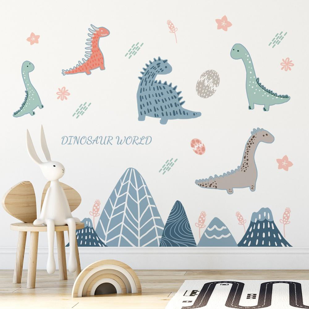 lot gift children's cartoon Stereoscopic decorative stickers dinosaur 3 sheets 