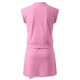 thumbnail image 4 of Shinyii Girls Casual Athletic Outfits Solid Cap Sleeve Tee Skort Set, 2-Piece, Sizes 2-8, 4 of 8