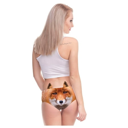

Huachen Cartoon Animal Ear Printing Seamless Breathable Women s Underwear Low Waist Sexy Briefs