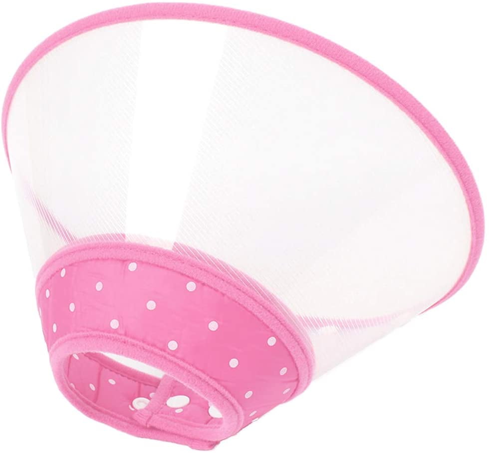 Soft Dog Cone Collar, Flexible Plastic Cone for Dogs After Surgery, Dog