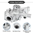 thumbnail image 4 of Bomba de agua Unique Bargains para motor Toyota 1Z 2Z 11Z 12Z 13Z No.161007830071 con kit de junta y anillo de goma, 4 of 6