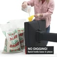 thumbnail image 5 of Simplay3 Dig Free Easy Up Classic Plastic Mailbox, Black, Rust Resistant, 5 of 8