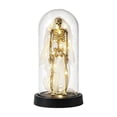 thumbnail image 2 of Halloween Decorations Indoor LED Light Up Glowing Cute White Girly Ghost in Glass Dome Battery-Operated Halloween Tabletop Decor for Shelf Mantel Spooky Party Display, 2 of 6
