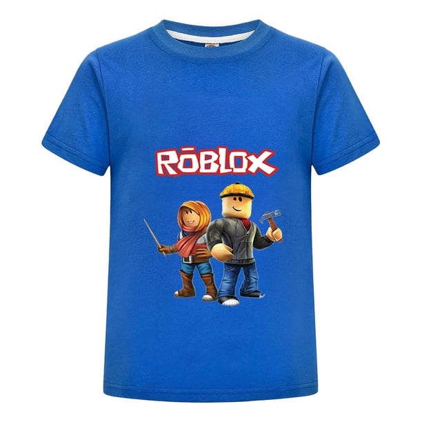 Ropa Infantil Roblox para Niño Gamer, Playera de Verano con Diseño Estampado, Camiseta Cómoda y Ligera para Regalo