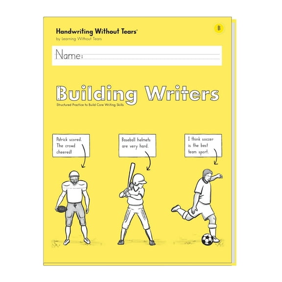Learning Without Tears Building Writers 1st Grade Student Workbook, 88 Pages