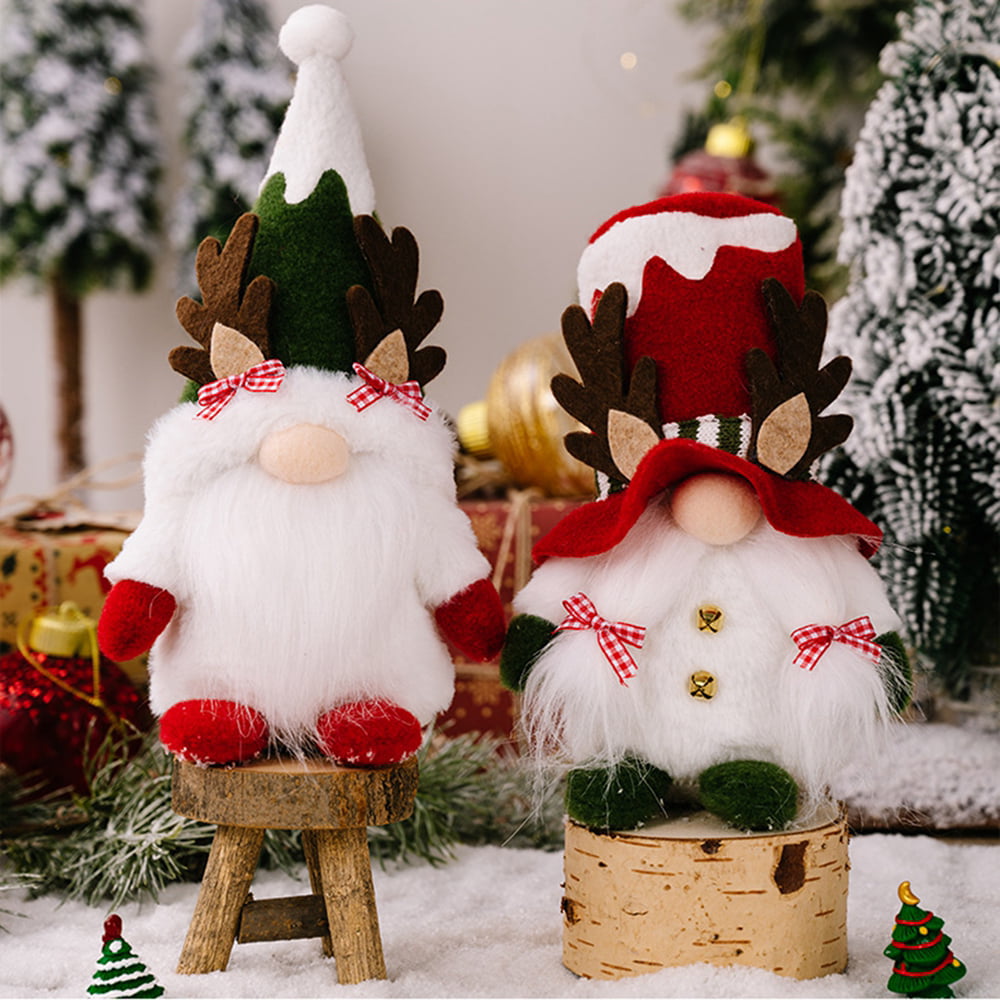 Christmas Gnomes Plush Handmade Tomte Swedish Gnome, Scandinavian Figurine  Nordic Plush Elf Doll Gnome Ornaments Christmas Decorations Home Decor 