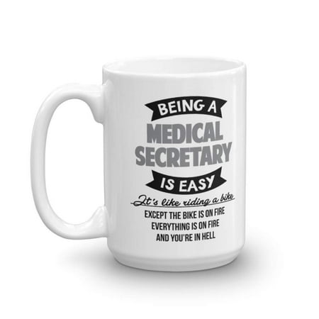 Best Funny Medical Secretary Bikers Coffee & Tea Gift Mug