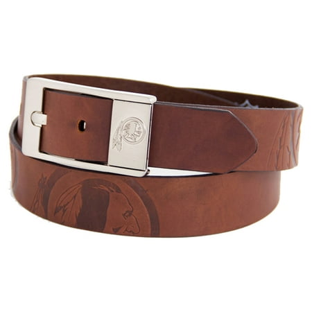 Washington Redskins Brandish Leather Belt - Brown