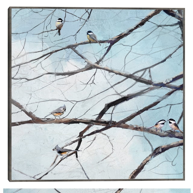 Cuadro Decorativo - Observación de aves Jr Impresión en canvas, estrechado