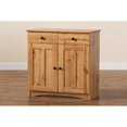 thumbnail image 7 of Baxton Studio Lauren Modern and Contemporary Oak Brown Finished Wood 2-Door Buffet Kitchen Cabinet, 7 of 7
