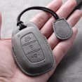thumbnail image 5 of Funda para llave inteligente de coche para Hyundai ix35 i40 i20 i10 Tucson Elantra Creta Sonata Ioniq Accent Creata con 3 botones y mando a distancia, cubierta completa, 5 of 5
