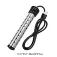 thumbnail image 3 of Portable Water Heater Rod | Electric Immersion Heater for Heating Water in Basins, Tubs, and Pools | 29cm Stainless Steel Heating Element with Auto Shut-Off Safety & Temperature Control Device, 3 of 7