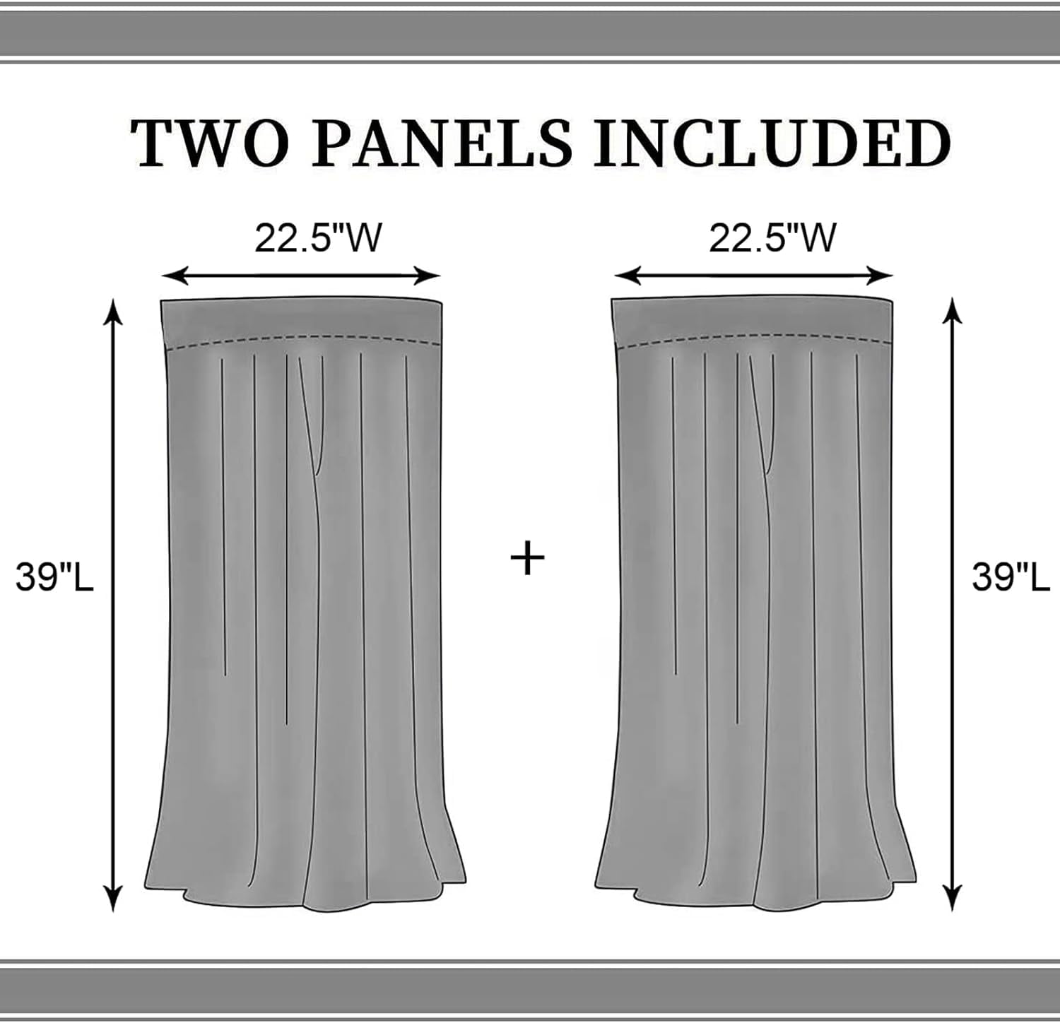Rustic Kitchen Curtians, Fork and Spoon Woodern Plank Board Cook Theme Farmhouse Vintage Cottage Blackout Cafe Living Room Bedroom Small Short Window Curtains Drapes Treatments 2 Panel Set, 55x39 Inch
