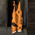 thumbnail image 7 of Stralyhd Halloween Casual Rompers Halloween Holiday Square Neck Jumpsuit Party Jumpsuits with Pockets Halloween Pumpkin Print Long Pants Yellow S, 7 of 7
