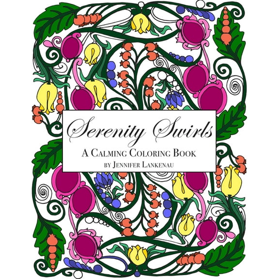 Serenity Swirls: 25 Unique Coloring Patterns for Stress Relief and Mindfulness (8.5 X 11) (Paperback)