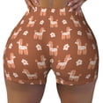 thumbnail image 2 of Fotbe Cute Poodle Dog Shorts Sin Costuras – Shorts Deportivos de Cintura Alta para Mujer, Elásticos para Gimnasio, Yoga, Running o Ciclismo-XX-Large, 2 of 8