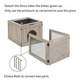 thumbnail image 4 of Unipaws 3 in 1 Mutil Purpose Cat Birthing Nesting Box, Cat House and Playpen, 4 of 7
