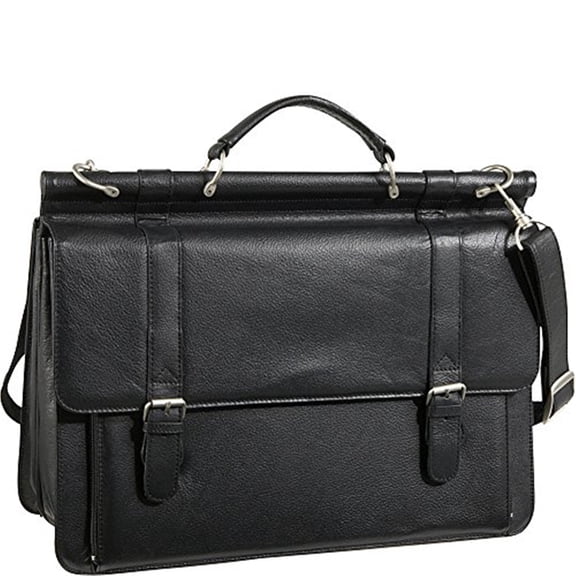 AmeriLeatherExecutive Briefcase - Genuine Leather Business Bag for Men - Laptop Briefcase-Color:Black