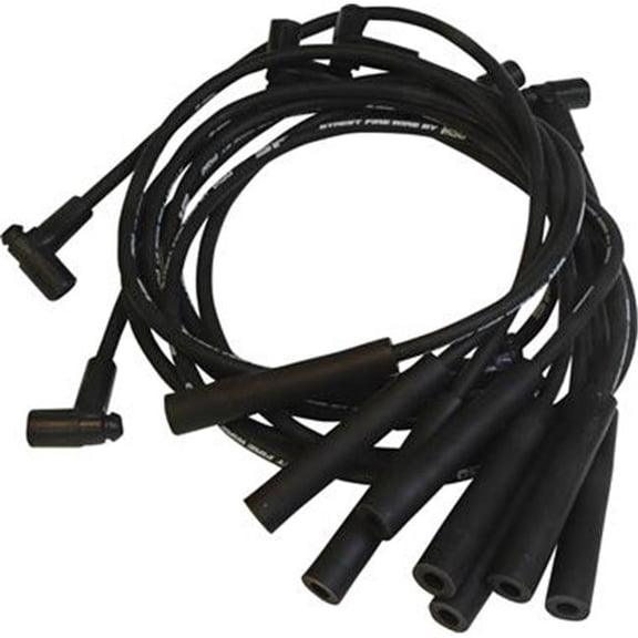 5560 Street Fire Wires Spark Plug Wire Set, Black