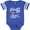 Football Blue and White, variant on Inktastic Flower Girl Wedding Duties Girls Baby Bodysuit