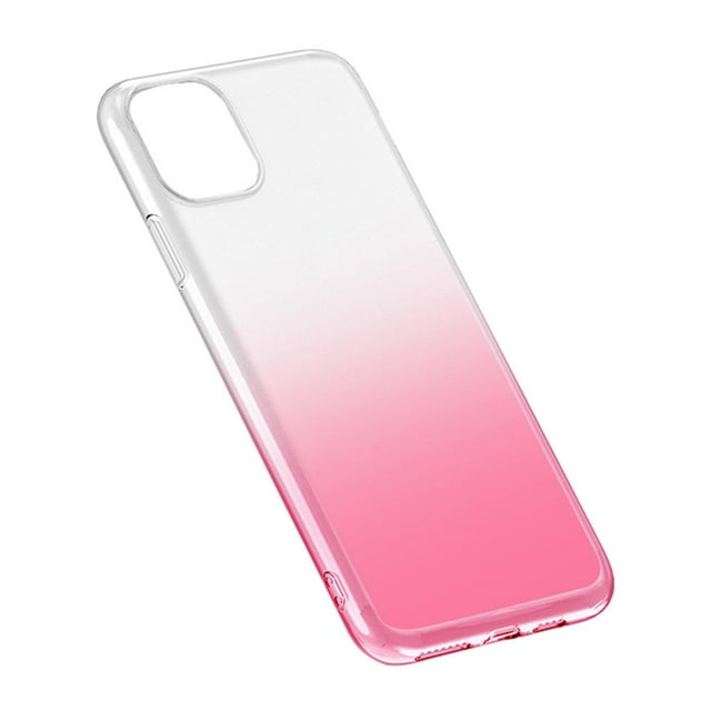 Funda para teléfono con diseño degradado colorido y a la moda para 11/11 Pro/11 Pro Max para Iphone11 Pink