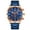 Gold Blue, variant on Men's Watches Stainless Steel Quartz Wristwatch Waterproof Sport Male Watch