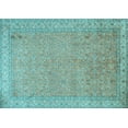thumbnail image 1 of Ahgly Company Indoor Rectangle Persian Light Blue Traditional Area Rugs, 7' x 10', 1 of 4