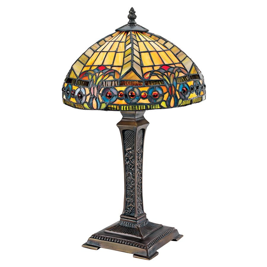 Design Toscano The Carlisle Beaux-Arts Stained Glass Lamp