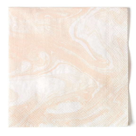 ForYourParty.com Marble Napkins 20 Pack - Blush