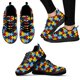 thumbnail image 1 of Zapatillas deportivas de marca con diseños de concienciación sobre el autismo, calzado con estampado de rompecabezas, zapatillas informales para el Día Mundial de Concientización sobre el Autismo., 1 of 6