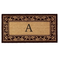 Calloway Mills Kendall Monogram Outdoor Doormat 3' x 6' (Letter A)