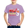 thumbnail image 3 of Hiijoy Big Boys T-Shirt Short Sleeve Truck Graphic T Shirt, Sizes 3-13, 3 of 3