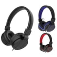 thumbnail image 4 of Matsuzay Auriculares con cable ajustables Home Hotel Net Bar Over Ear Auriculares Estéreo Sonido Auriculares para juegos Cables de audio/vídeo Negro, 4 of 8