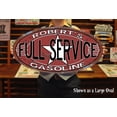 thumbnail image 3 of Vintage, Full Service Gasoline Tin Sign - Personalized, 3 of 5