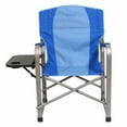 thumbnail image 2 of Kamp-Rite Portable Director's Camping Chair w/Table & Cup Holder, Navy/Tan, 2 of 5