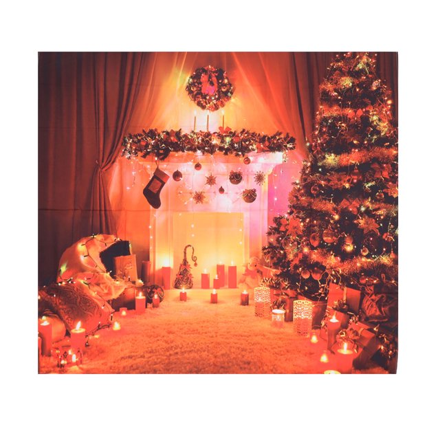 Tapiz de Navidad fondo de fondo de Navidad con impresión HD multifuncional colorida para decoración del hogar para fiestas ANGGREK Otros