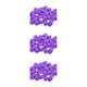 thumbnail image 2 of Inteprter 500 unids/set arreglos florales hermosos y realistas sin esfuerzo con texturas claras y morado intenso Type1 NO1, 2 of 6