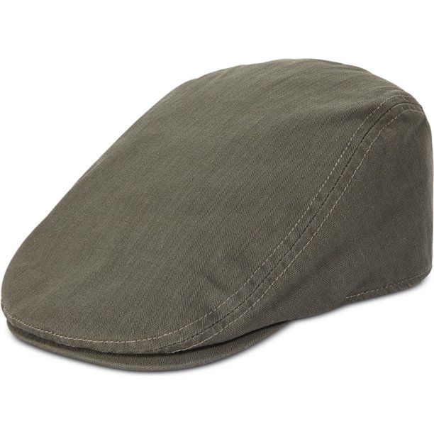 Levi's Mens Herringbone Newsboy Sombrero, Verde, S/M Levis Vendedor de periódicos