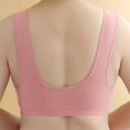 thumbnail image 3 of DXOUPM Bras for Women Plus Size Front Closure Sports Bra No Underwire Full Support Front Button Push Up Bra c-Pink 36, 3 of 4