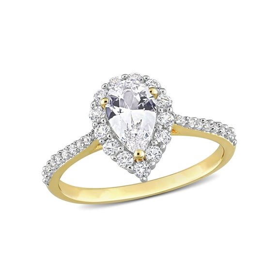 Everly Women's Sapphire Sterling Silver Engagement Ring