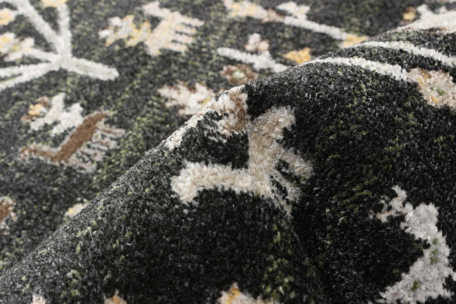 Tapis Lavable ECARPET Boho Chic pour Chambre, Salon, Chambre d'Enfant, Couloir