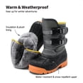 thumbnail image 2 of Dream Pairs Boys Snow Boots Bright Colored Outsole Sli- Resistant Hook And Loop Mid-Calf Faux Fur Lining Winter Shoes For Little Big Kids, 2 of 6