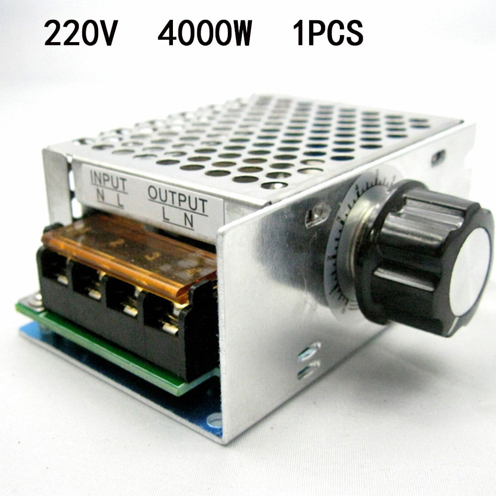 1Pcs AC 220V 5000W Dimmer Electric Motor Speed Controller SCR Voltage Regulator 